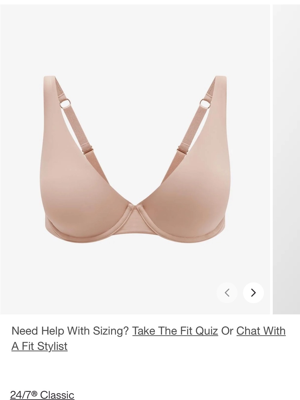 ThirdLove 40 B Second Skin Unlined Bra